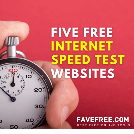 Best free Internet Speed Test online services and websites.